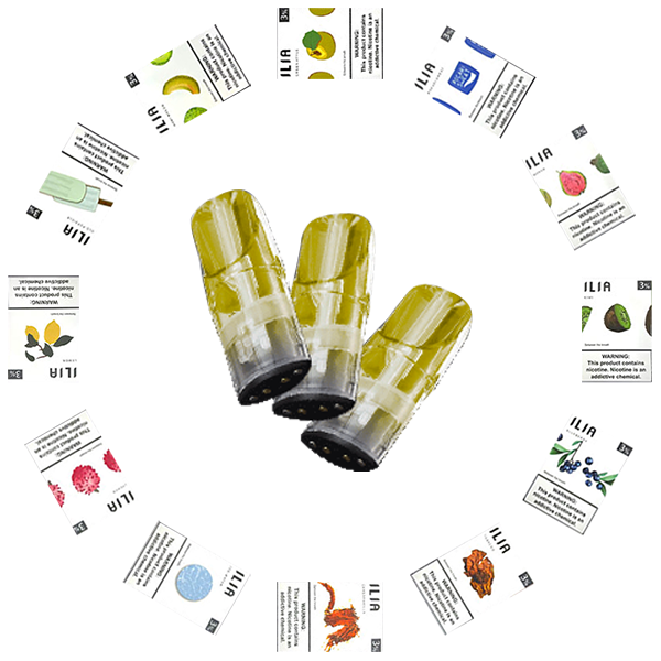 【27種口味】ILIA煙彈|一代透明發光彈|通用一代主機 2.5ml/3顆裝:圖片 3